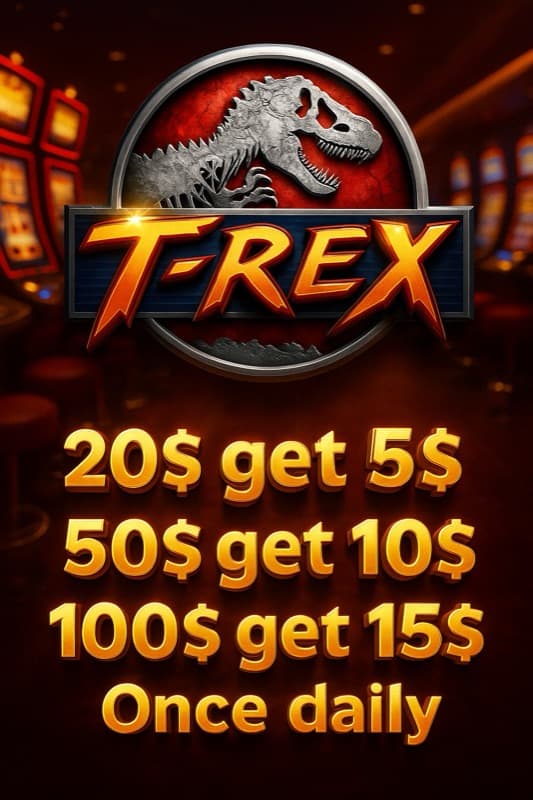 T-Rex game logo